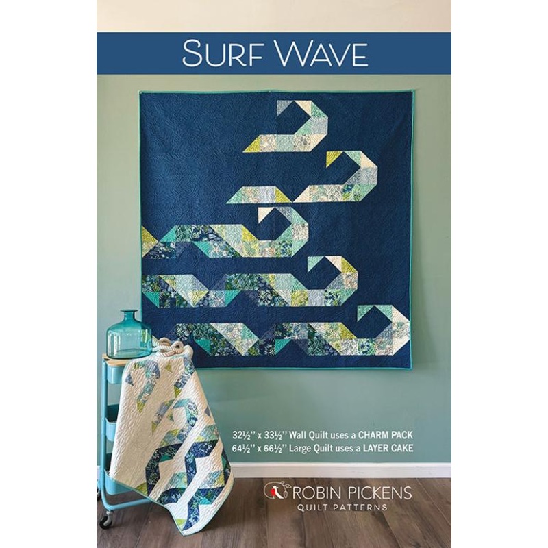 Surf Wave Quilt Pattern by Robin Pickens - RPQP SW160
