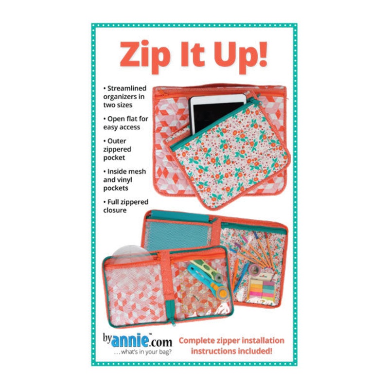 Zip It Up! Pattern from By Annie - PBA252