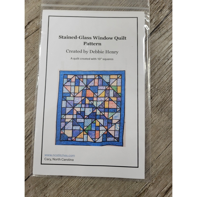 Stained-Glass Window Quilt Pattern by Debbie Henry - SGW