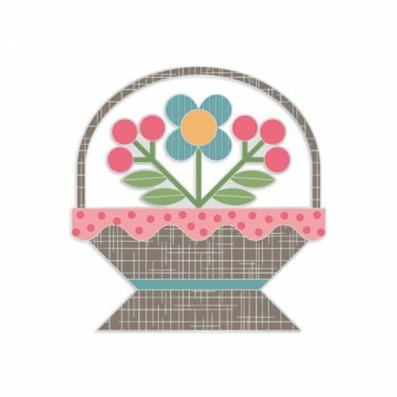 CHK Lori Holt Flower Basket Needle Minder - ST-39770