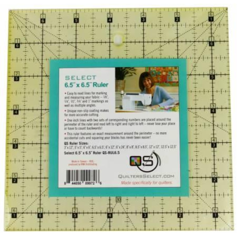 CHK Non-Slip Ruler 6-1/2in x 6-1/2in - QS-RUL65N