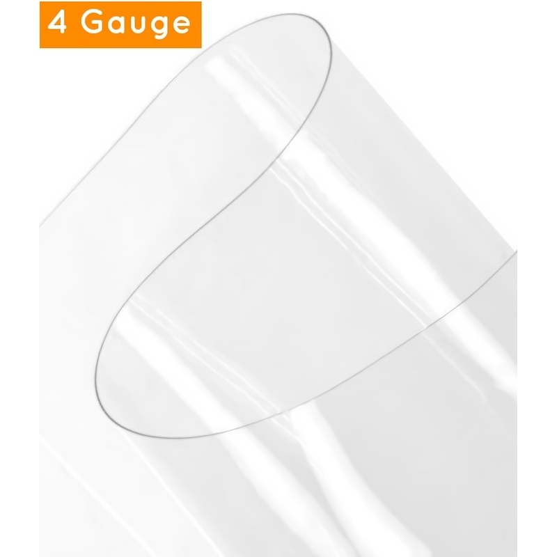 04 Gauge Clear Plastic Vinyl Fabric / Sold By The Yard