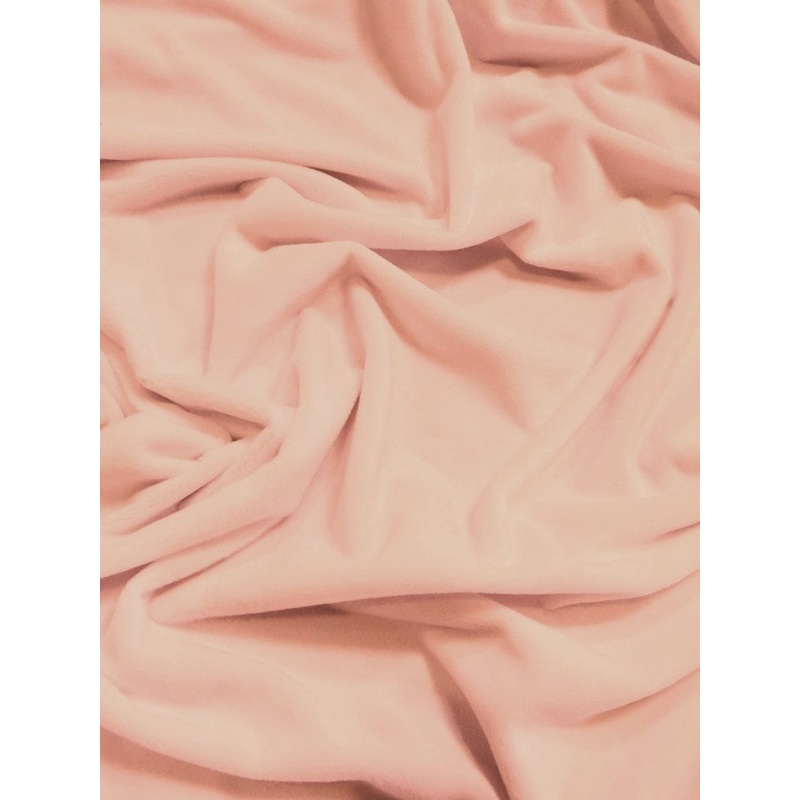 Coral Minky Solid Baby Soft Fabric