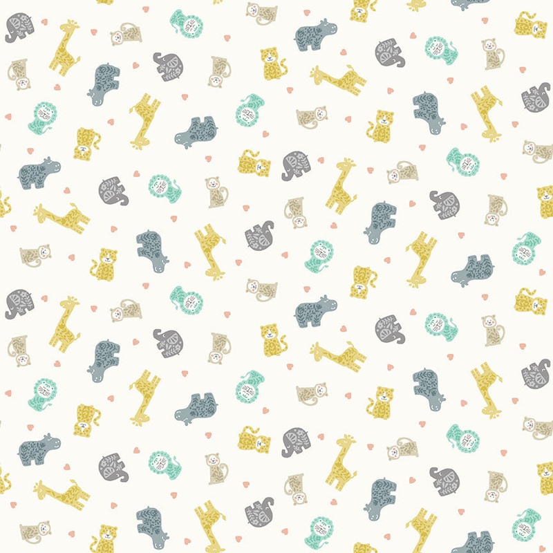 Baby Safari TP-2450-W White Scatter