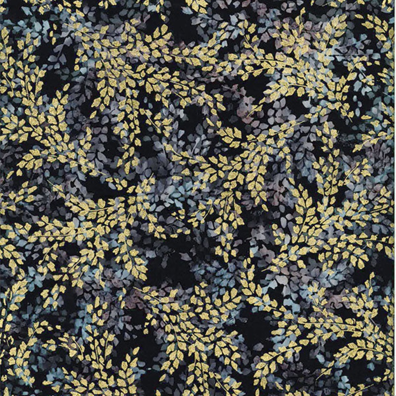 The Cellar Batik S2324-A7G Antique Blue Gold