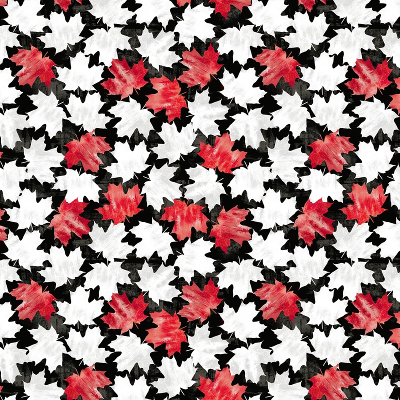 Winter on Ice 53747-4 Coal Frosted Maples