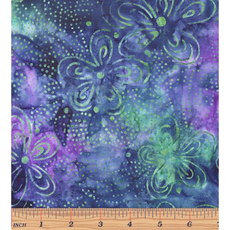 Bali Blooms 9151-46 Simple Blooms Forest/Violet