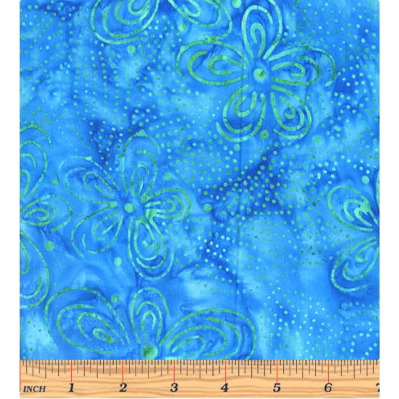 Bali Blooms 9151-84 Simple Blooms Turquoise