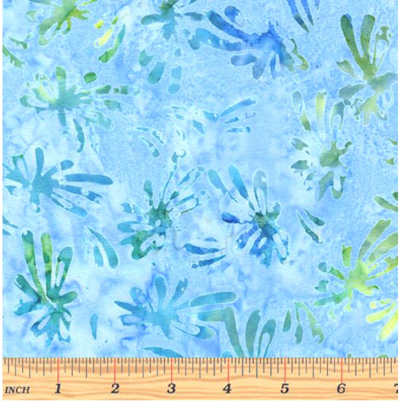 Bali Blooms 9152-50 Crazy Daisy Blue