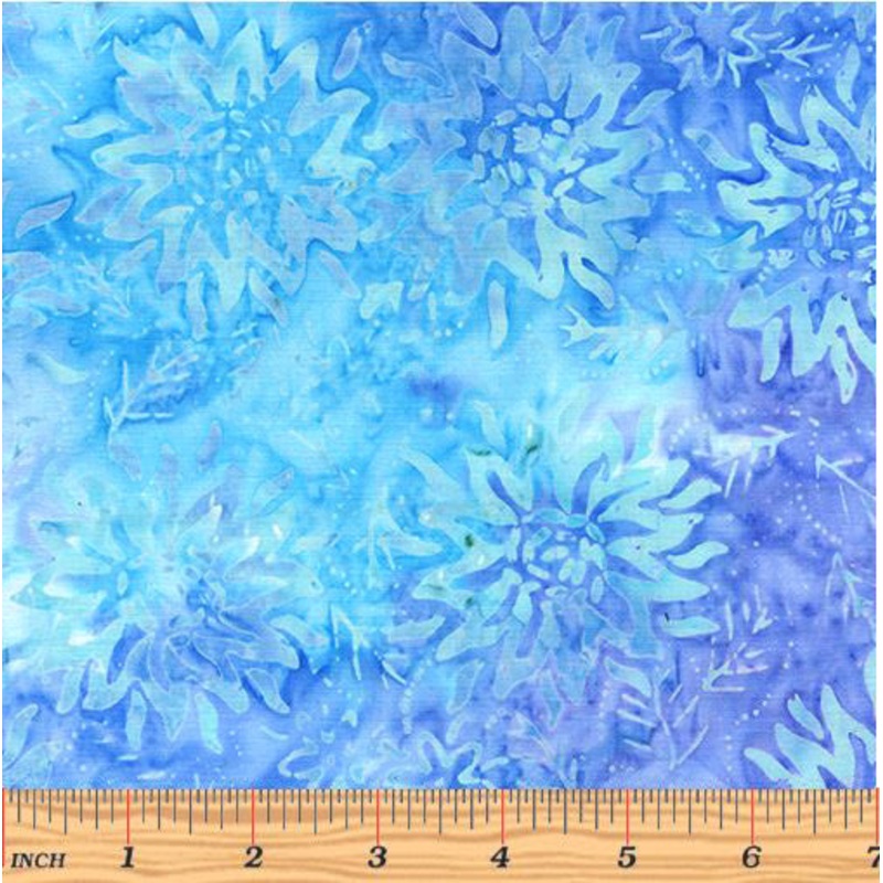 Bali Blooms 9153-54 Sunflower Blue/Aqua