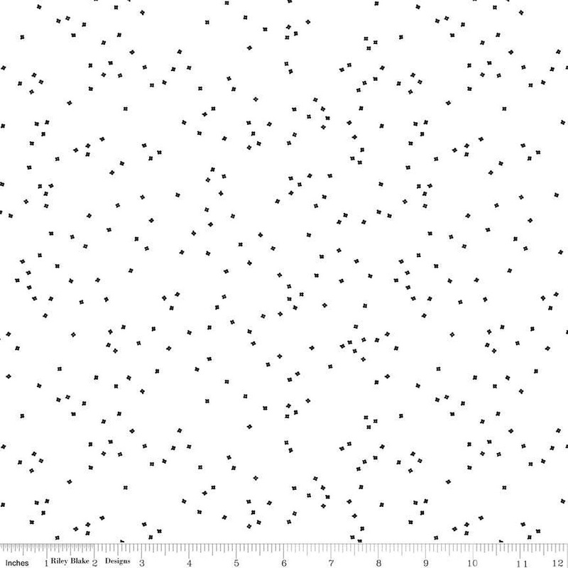 Blossom On White C730-BLACK
