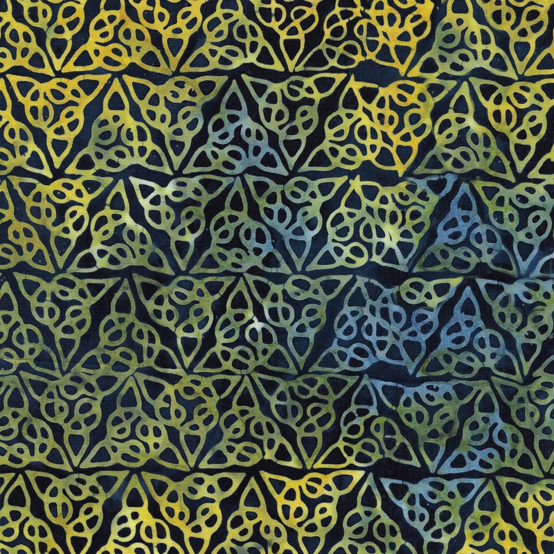 Citron Breeze Batik 112303595 Celtic Triangle Blue Midnight Blue