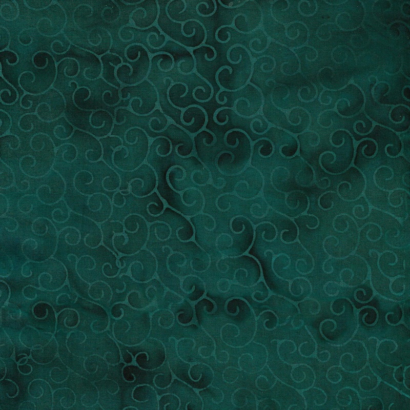 Copper Patina Batik 112345986 Swirl Teal Jade