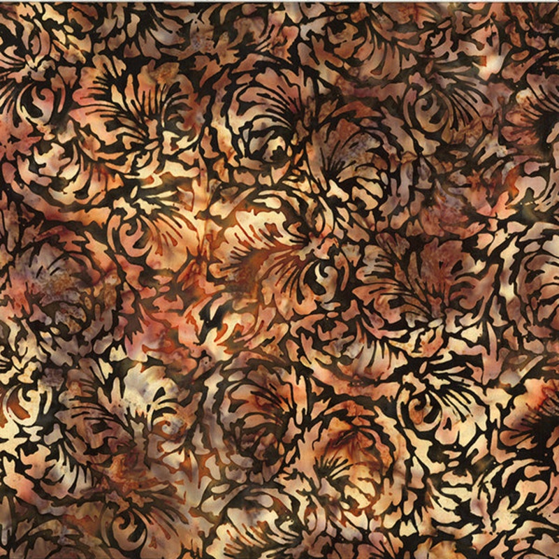 Walk in the Woods Batik V2511-573 Pecan