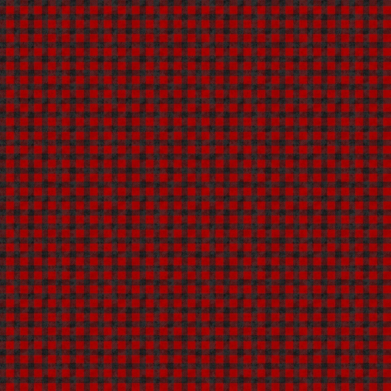 Cozy Up Flannel F25279-24 Red Black Buffalo Check Large