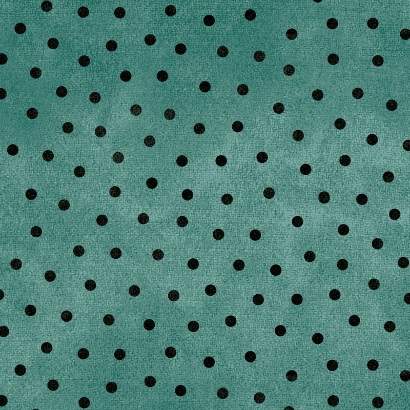 Woolies Flannel MASF18506-BG Teal Polka Dots