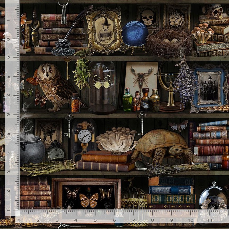 Apothecary LIBRARY-CD2877 BROWN Apothecary Book Shelf