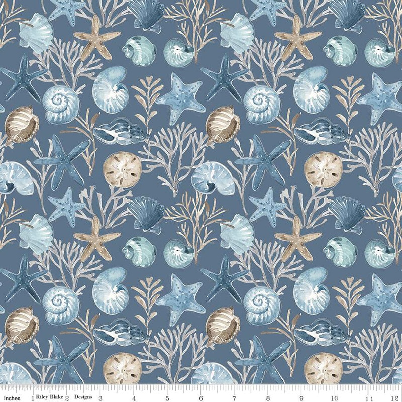 Blue Escape Coastal C14511-COLONIAL Ocean Floor