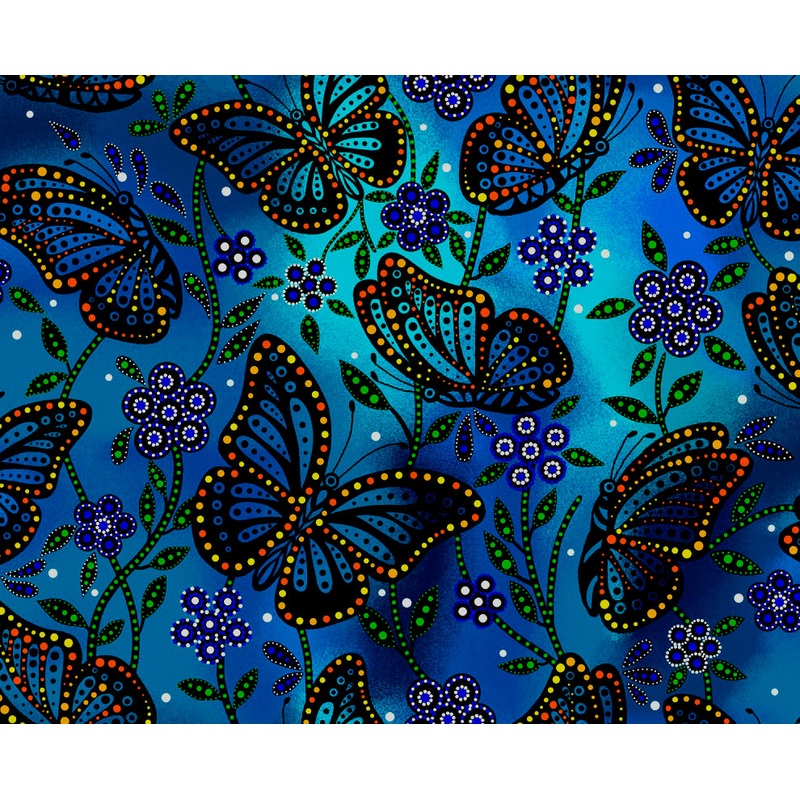 Butterflies BA-0003 Blue